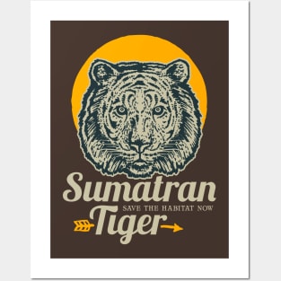 Sumatran Tiger Posters and Art